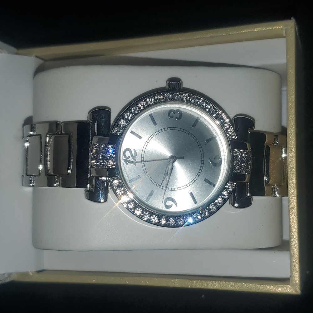 Charter Club bigger watch silver